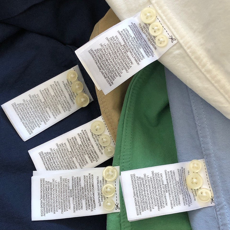 天花板RL拉夫经典小马刺绣纯色牛津纺翻领衬衫衬衣男女款上衣外套|undefined