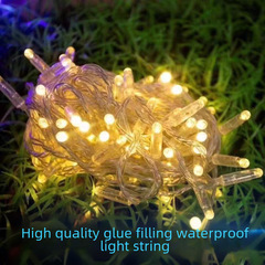 led太陽能燈串批發造型小燈串滿天星防水灌膠燈串聖誕節裝飾彩燈