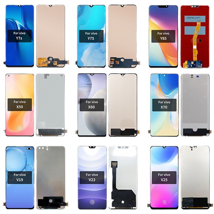 Comercio exterior mayorista aplicable a Vivo Y21 / Y22 / Y35 / Y51 / Y12S conjunto de pantalla de teléfono LCD