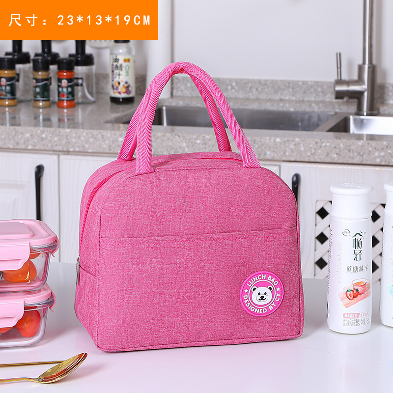 Bolsa de almuerzo de commuerzo de viaje, bolsa de aluminio grande, bolsa de almuerzo gruesa, bolsa de almuerzo, bolsa de almuerzo, bolsa de mano