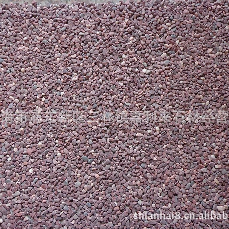 鸡血红  小理石   自由铺贴水洗石 水刷石 抿石子 水磨石 鹅卵石