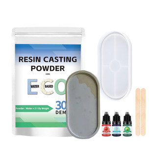 Cross-border Amazon aromatherapy gypsum powder terrazzo water-based casting resin drop glue ornaments mold candles
