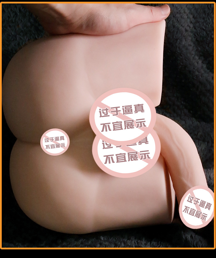Male Masturbation Cup TPE Inverted Hip Mold Manual Adult Toy — detail image 22