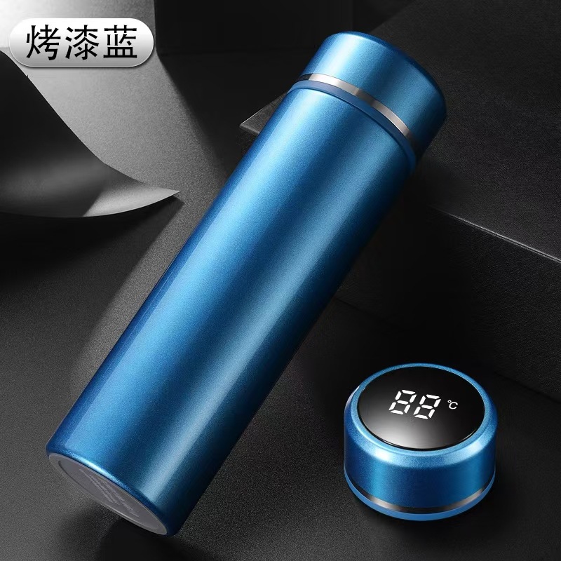 Taza de agua inteligente 316 de acero inoxidable 304 Taza recta de separación de té Regalo unisex Vaso de agua con aislamiento de letras de negocios