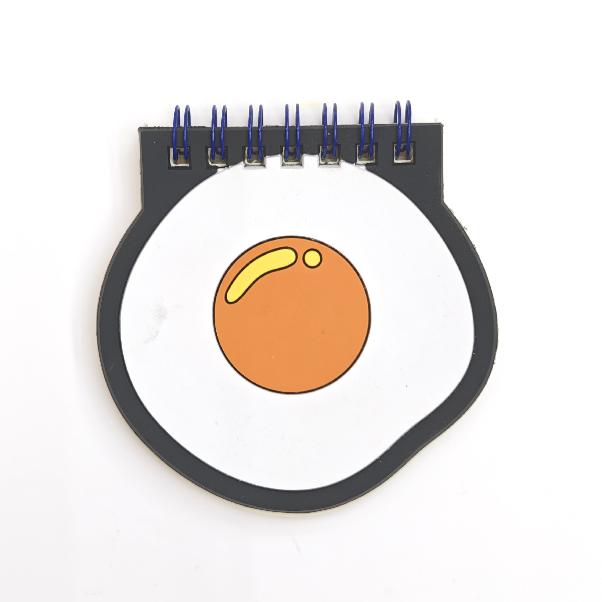 Cubierta de silicona pequeña bobina libro mini dibujos animados especial en forma de cuaderno papelería creativa forma de animal lindo con pluma