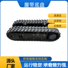 厂家供应履带底盘大型钢制变速底盘总成全地型遥控智能履带底盘车