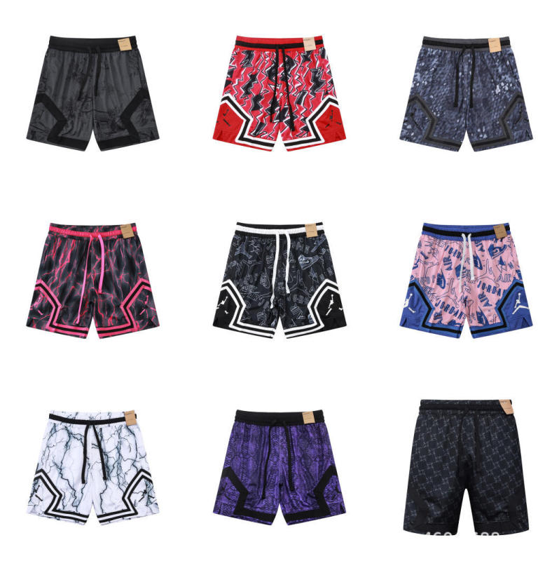 Summer New Style Casual Sports Breathable Basketball Shorts, Loose and Comfortable Five-Point Shorts for Training and Competition, Fashionable and Versatile for Daily Wear Summer New Style Casual Sports Breathable Basketball Shorts, Loose and Comfortable Five-Point Shorts for Training and Competition, Fashionable and Versatile for Daily Wear