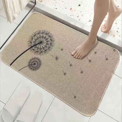 Floor Mats, Bathroom Non-Slip Mats, Avtomobil döşəmə paspasları - fluttering-linen-4060cm