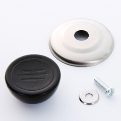 Stainless steel universal pot lid cap heat-resistant self-standing top bead handle accessory glass pot lid handle cap lid top cap