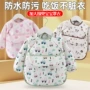 儿童吃饭小孩春秋围兜