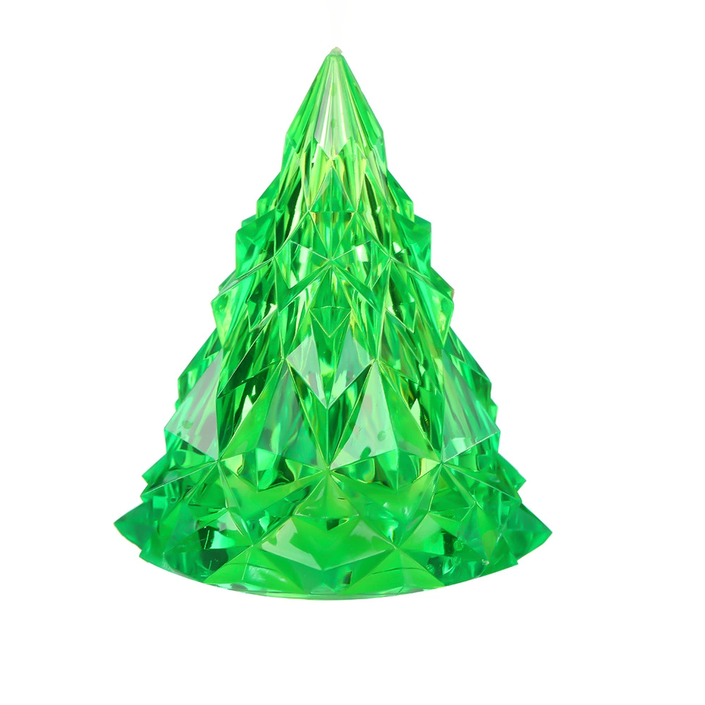 Ambient iceberg night light — small LED bedside lamp, eye‑protection, white or green
