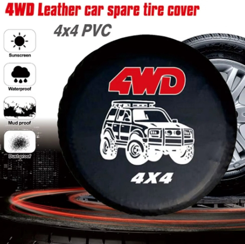 Tire Cover Car Cover 14-17 Inch Protective Cover Tire Cover Dust Cover Suitable for Cars, Electric Cars, Rovers, Off-Road Vehicles