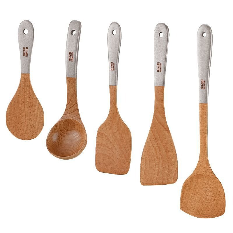Cuchara de madera de cocina antiadherente cuchara de cocina