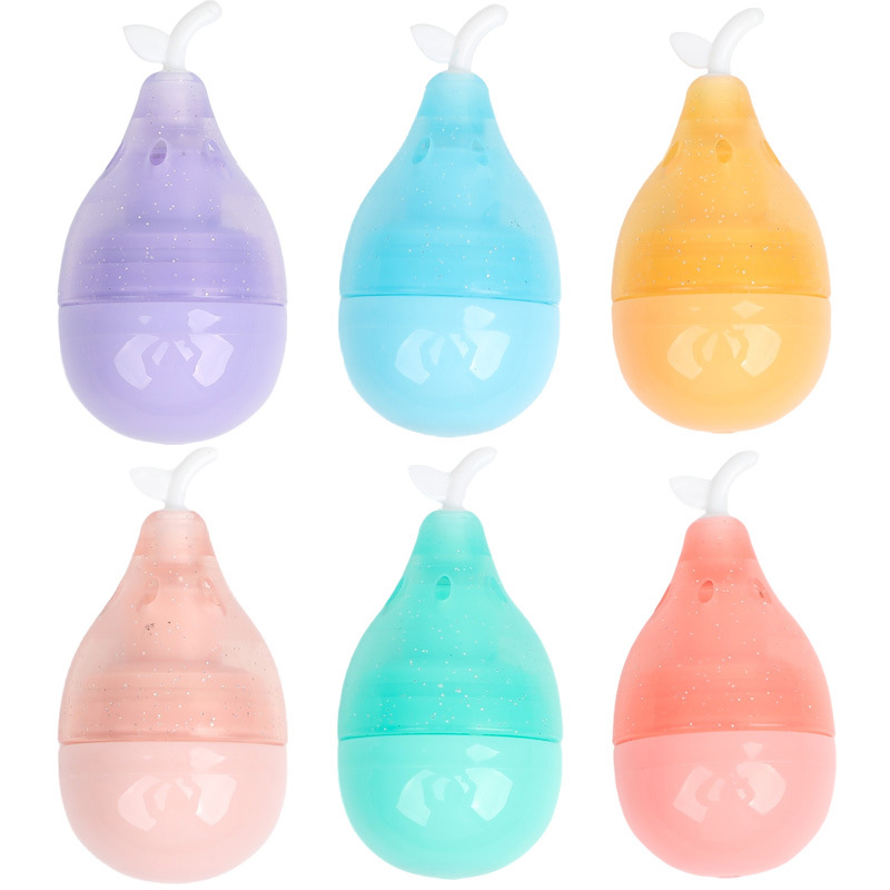 6030 PEAR highlighter estudiante diario pluma marcador lindo etiqueta engomada de la historieta DIY regalo forma highlighter