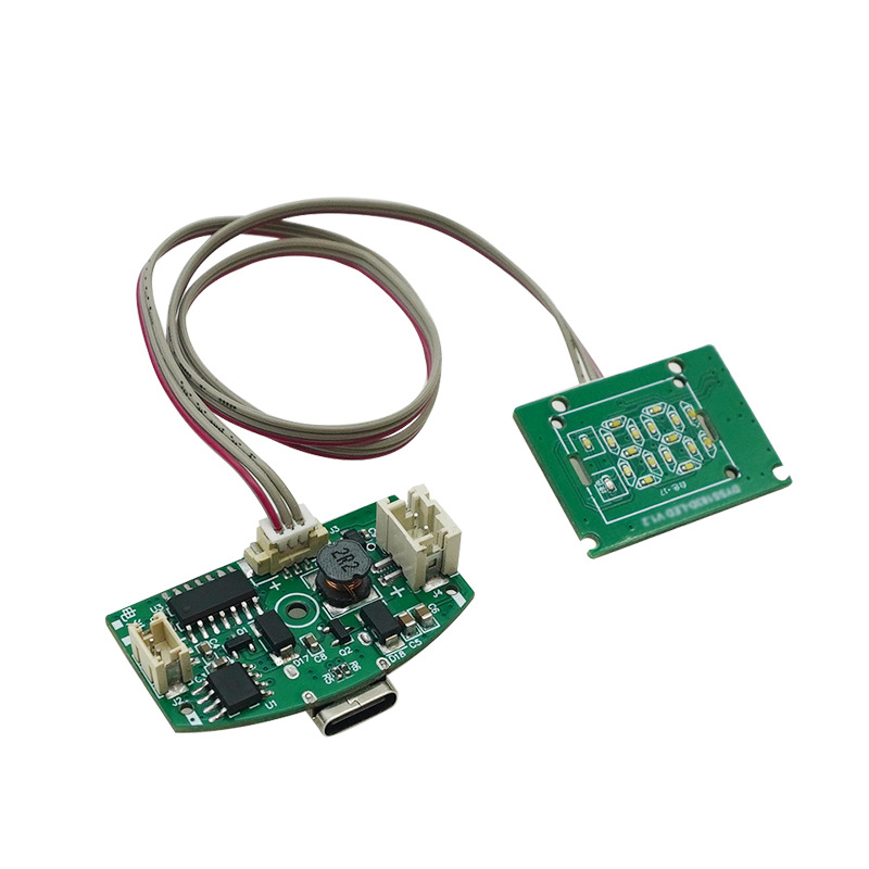 휴대용 소형 선풍기 PCBA 솔루션 보드 디자인, 허리에 착용하는 USB 강력 팬 PCBA 개발, 회로 기판 맞춤형 모듈