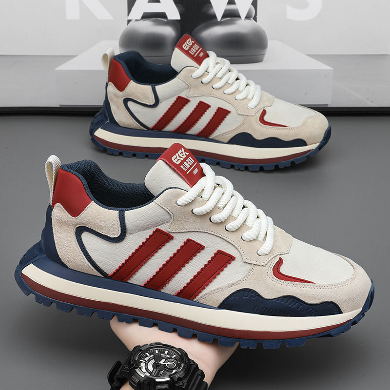 Spring New Trendy Men's Shoes Casual All-match Forrest Gump Shoes Non-slip Soft Sole Running Shoes Fashion Sports Men's Shoes for Foreign Trade