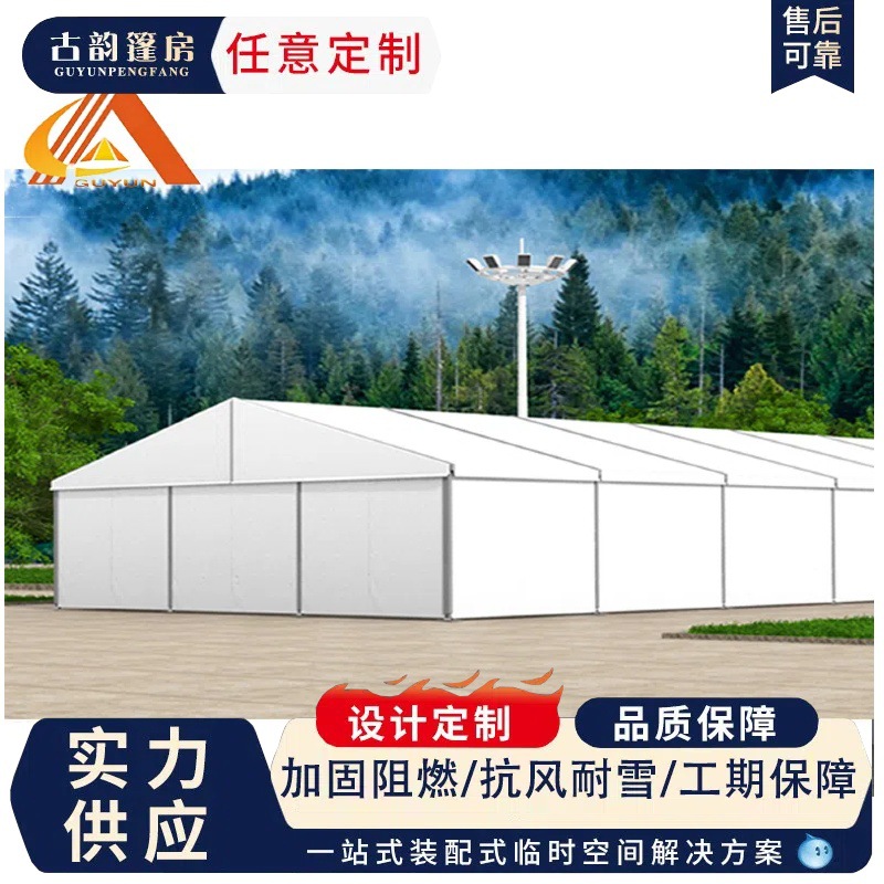 工业篷房临时活动篷房大型户外网球赛事羽毛球铝合金户外活动蓬房