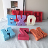 Big food silicone with letters, mold, epoxy resin, 26 English letters, handmade