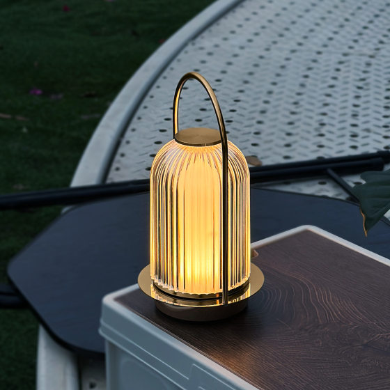 Cross-border Hot-selling Portable Table Lamp Desktop Nightlight Rechargeable Outdoor Restaurant Table Lamp Vintage Bar Decorative Atmosphere Lamp
