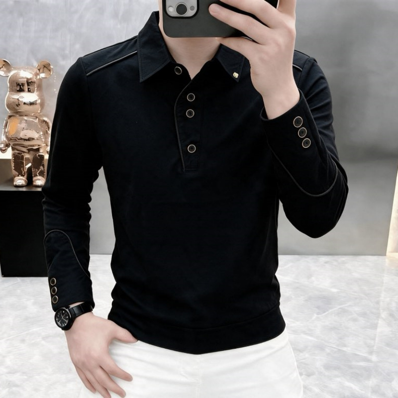 Stylish and fashionable, with a touch of luxury, this men’s polo shirt features a trendy design and is perfect for casual wear in the 2026 autumn season. It’s a versatile long-sleeved polo shirt for men Stylish and fashionable, with a touch of luxury, this men’s polo shirt features a trendy design and is perfect for casual wear in the 2026 autumn season. It’s a versatile long-sleeved polo shirt for men