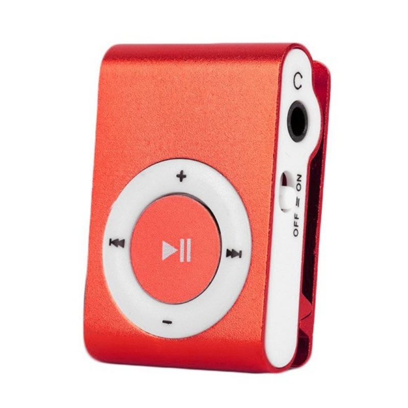 鉄クリップTFカードmp3プレーヤー金属ミニmp3大学生学習ウォークマンプレゼント携帯mp3|undefined