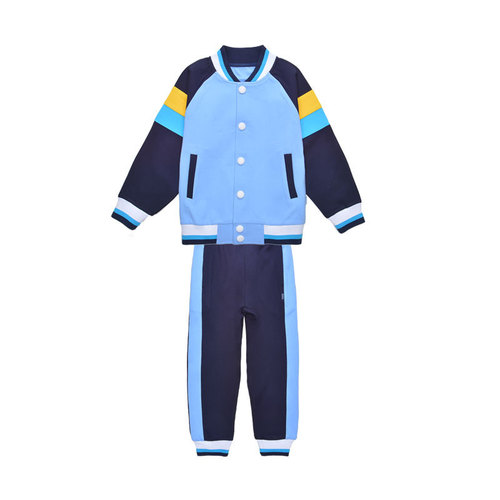 Lanyang Bei Bei Primary School Uniform Set Spring and Autumn Sports College Style Baseball Uniform Kindergarten Uniform Trendy Dropshipping