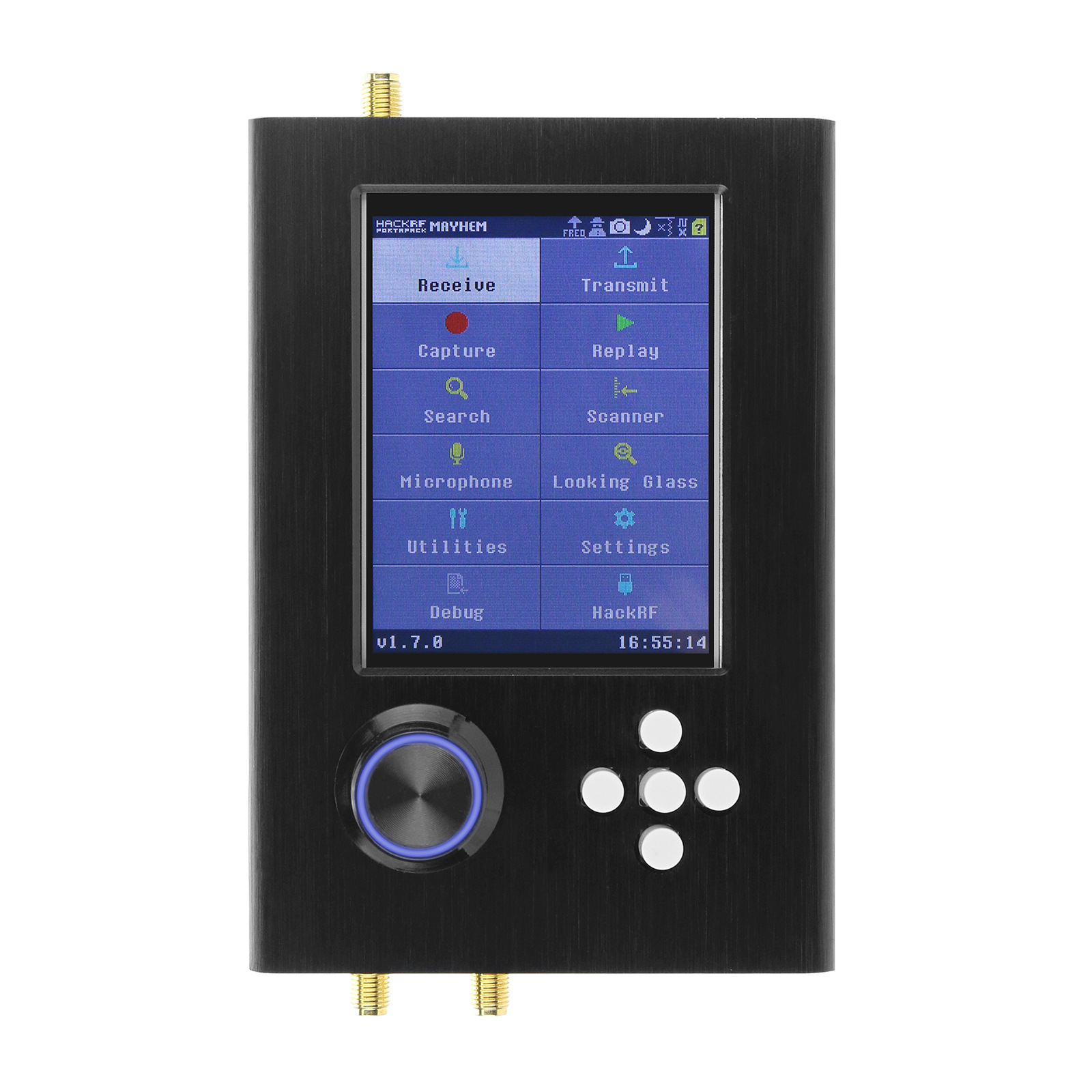 跨境 hackrf one portapack H2 无线电内置扬声器SDR软件开发套件