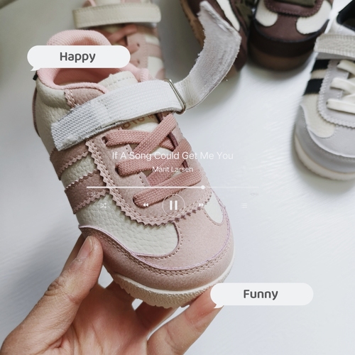 2024 Children's Korean-style German Training Shoes, Toddler Boys' and Girls' Velcro-Strap All-match Sneakers, Soft Sole Comfortable Niche Casual Shoes
