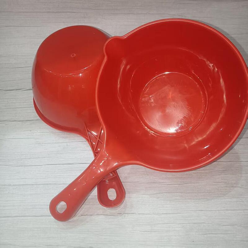 Plastic Water Ladle Kitchen Noodle Scoop Long Handle Grain Water Spoon Shovel Household Traditional Noodle Scoop Thickened Water Skimmer Bath