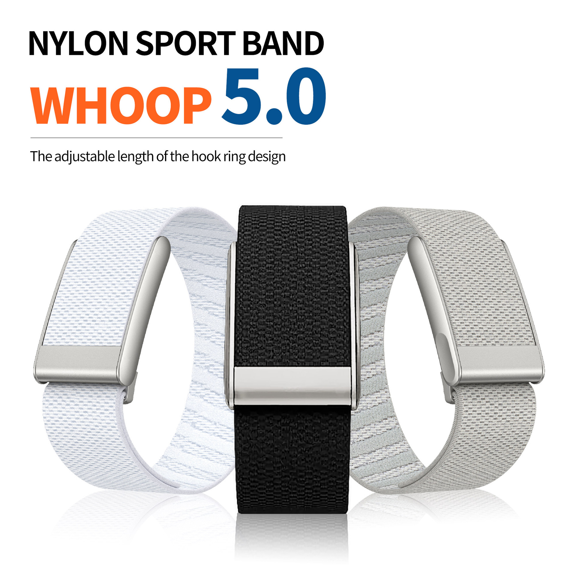 Whoop5.0 Watch Strap Nylon Watch Strap Whoop Watch Strap Nylon Woven Watch Strap Electrocardiogram Sports Watch Strap