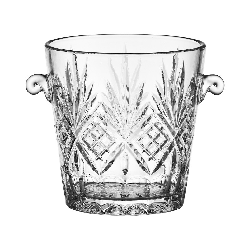 Vidrio de cristal creativo barril de hielo de cerveza de vino tinto barril de hielo europeo gran barril de champán