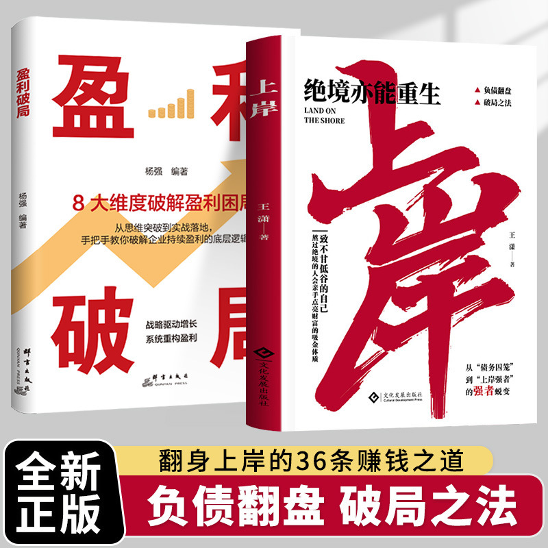 上岸盈利破局解锁普通人赚钱秘诀突破认知绝境重生破局法书籍正版