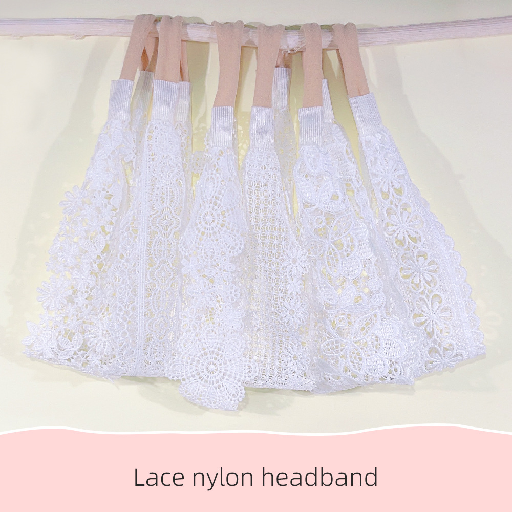 Sweet Flower Cloth Lace Hair Band display picture 4