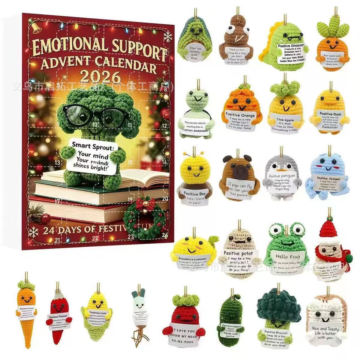 Calendario de Adviento Navideño de Cajas Sorpresa de Acrílico, Interactivo, para Navidad y Fiestas