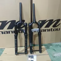 MANITOU Mountain Car Fork 24-дюймовый алюминиевый газовый вилка 15 * 110mmBOOST ствол с управляемым плечом амортизирующего передней вилки