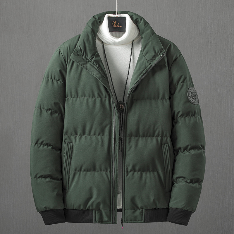 Abrigo de invierno para hombre nuevo estilo coreano de moda suelta más tamaño abrigo de algodón acolchado guapo invierno hombres Chaqueta de algodón acolchado abrigo de algodón acolchado hombres