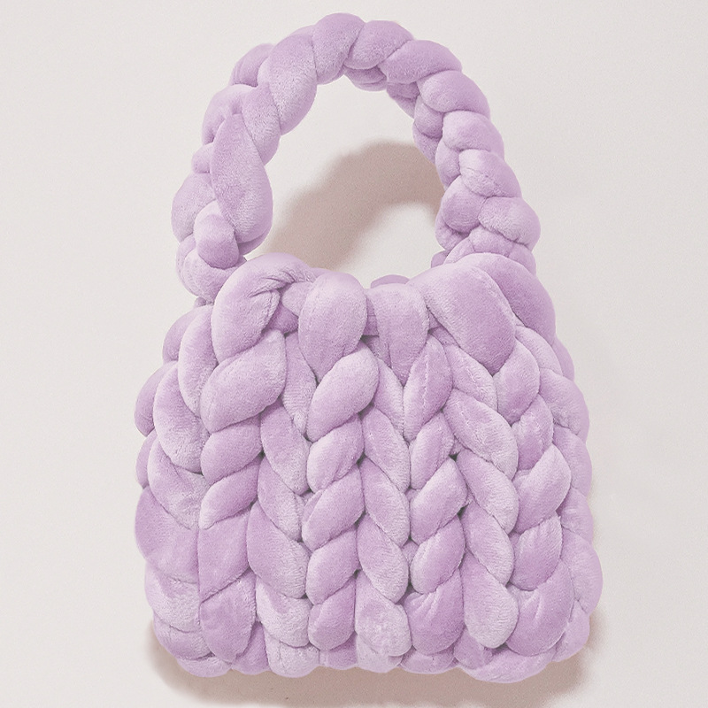 Accesorios de relleno de algodón islandés hilo diy bolsas de mano tejidas alfombras de alfombra de hilo de lana super gruesa ganchillo