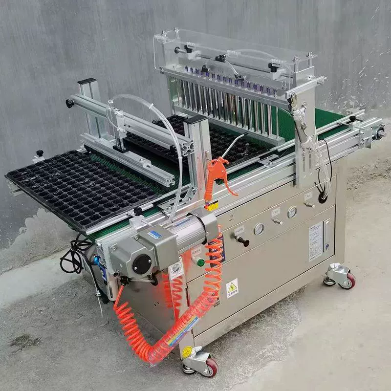 穴盘播种机针吸式全自动花卉种子种植机小型流水线穴盘育苗播种机