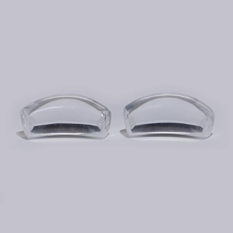 Natural white crystal curved tube DIY spacer beads, versatile bracelet, enhances complexion, near-pure body, high-grade bull nose carving piece