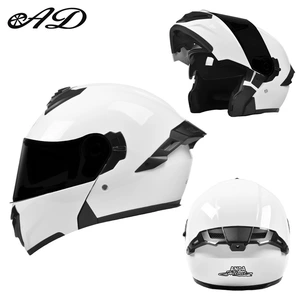 Cross-Border Motorcycle Helmet for Men, Motorcycle Full-Face Helmet, Personalized Four-Season Electric Vehicle Safety Helmet, Large Tail Fin Open-Face Helmet
