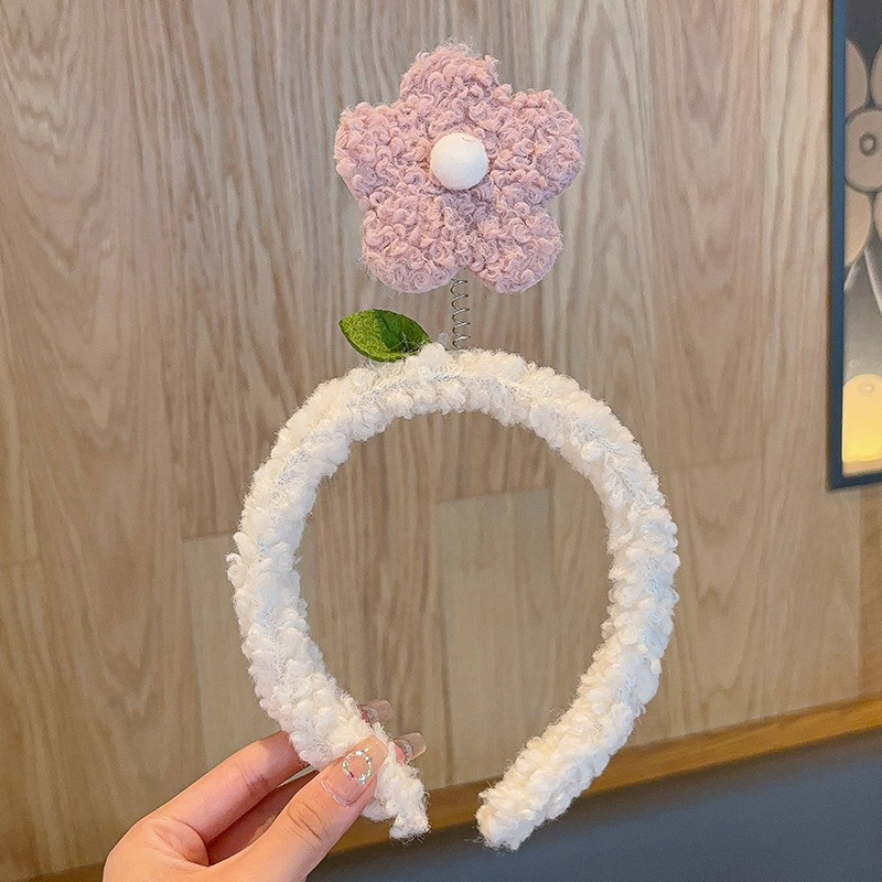 Tarjeta de cabello de dibujos animados para niños toque de cabello niñas adorables joyeros de cabello niñas rojo en línea lavado de cara toque de cabello para mujeres clipes de cabello