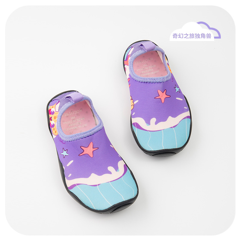 KK árbol zapatos de playa para niños antideslizante anti-corte niños niñas Bebé Zapatos aguas arriba parque acuático vadear natación calcetines Zapatos