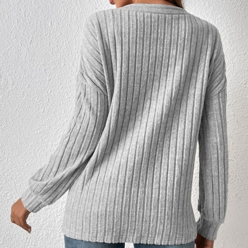 Trendy European and American-style solid-color corduroy cardigan coats for autumn and winter