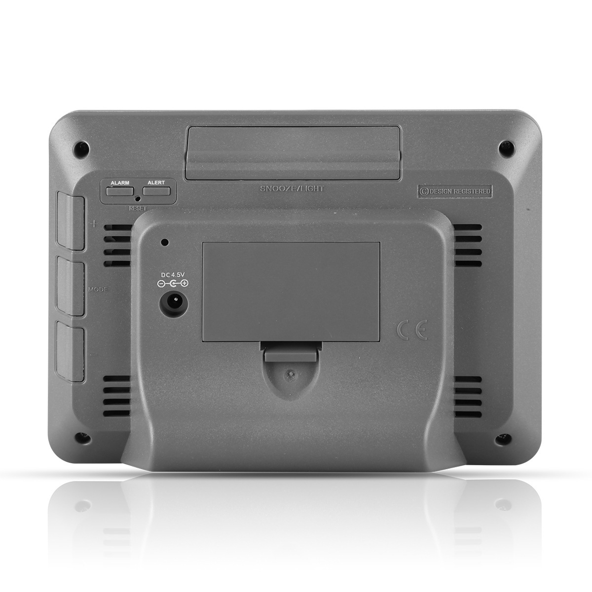 Color pantalla pronóstico del tiempo reloj 3365 negro onda eléctrica reloj despertador electrónico multifuncional RF inalámbrico reloj del tiempo calendario