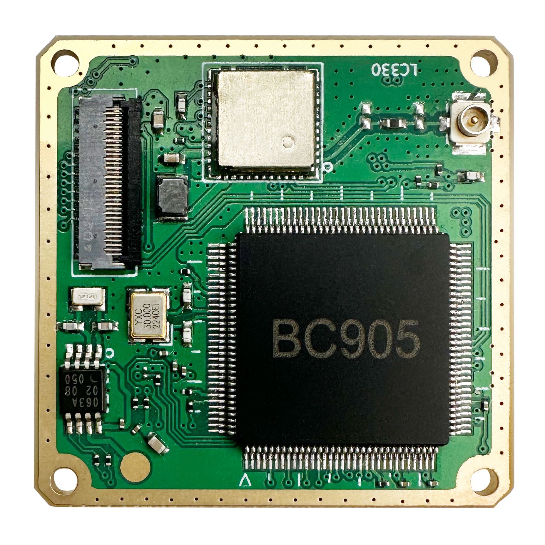 高德红外机芯图传模块BT656数字输入H264编码32GB存储带WiFi蓝牙