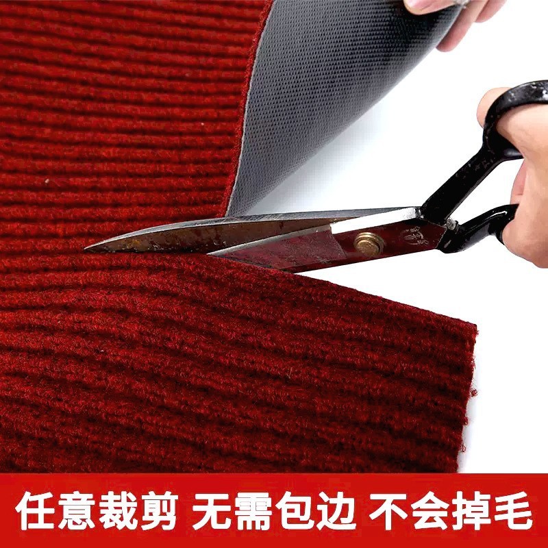 双縞じゅうたん裁断入り口廊下通路PVC入門マット入門除塵マットホテル吸水マット|undefined