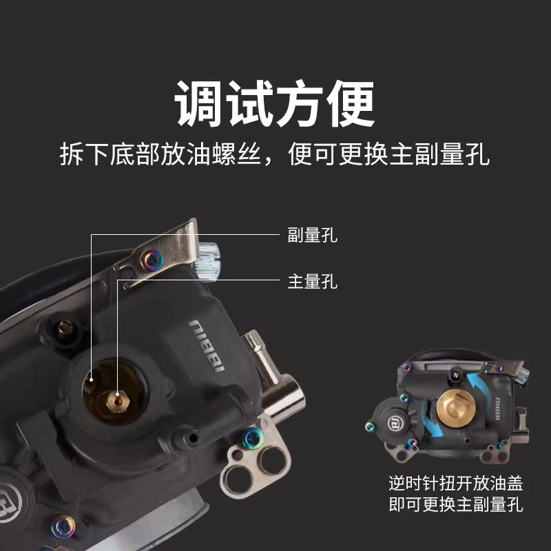 Подходит для модификации мотоцикла внедорожника Zongshen NC250 CBS300 CRF150 карбюратор Nibi FCR33