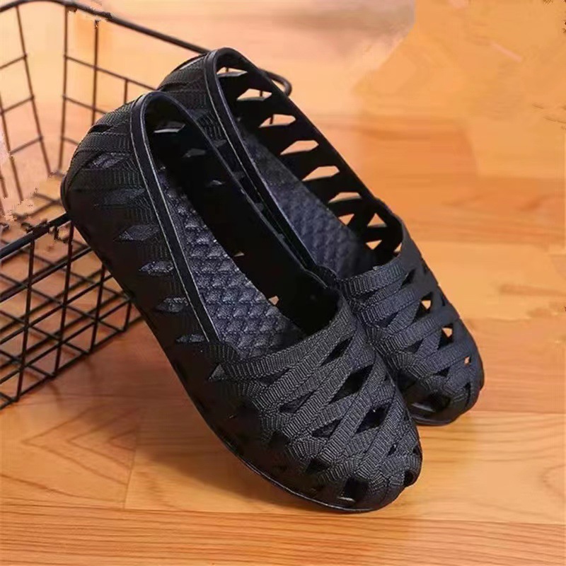 Dámské pantofle, venkovní, cestovní, látkové, kožené, nepromokavé, protiskluzové, žabky_voghion.com