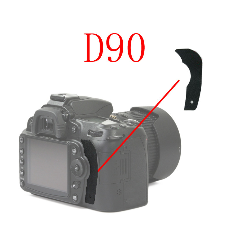 Suitable for Nikon D90 D700 D300 D300S Thumb Grip Leather Cover, Thumb Leather Cover with Adhesive, Good Stickiness
