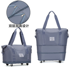Travel bag ultra-large capacity short trip lightweight rolling suitcase portable business trip accommodation clothing storage bag wholesale